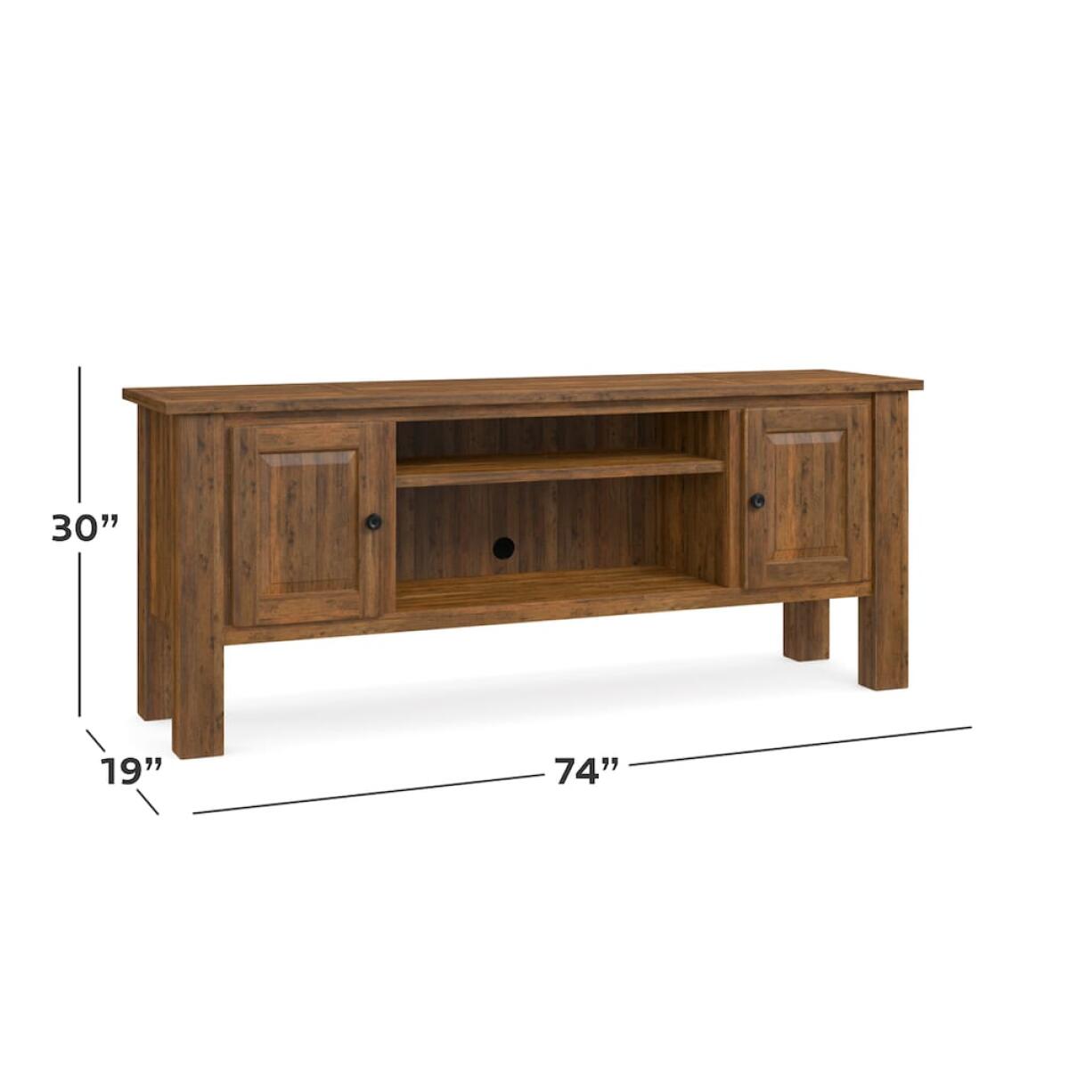 Benchmade Homestead Maple 74" Credenza - Image 3