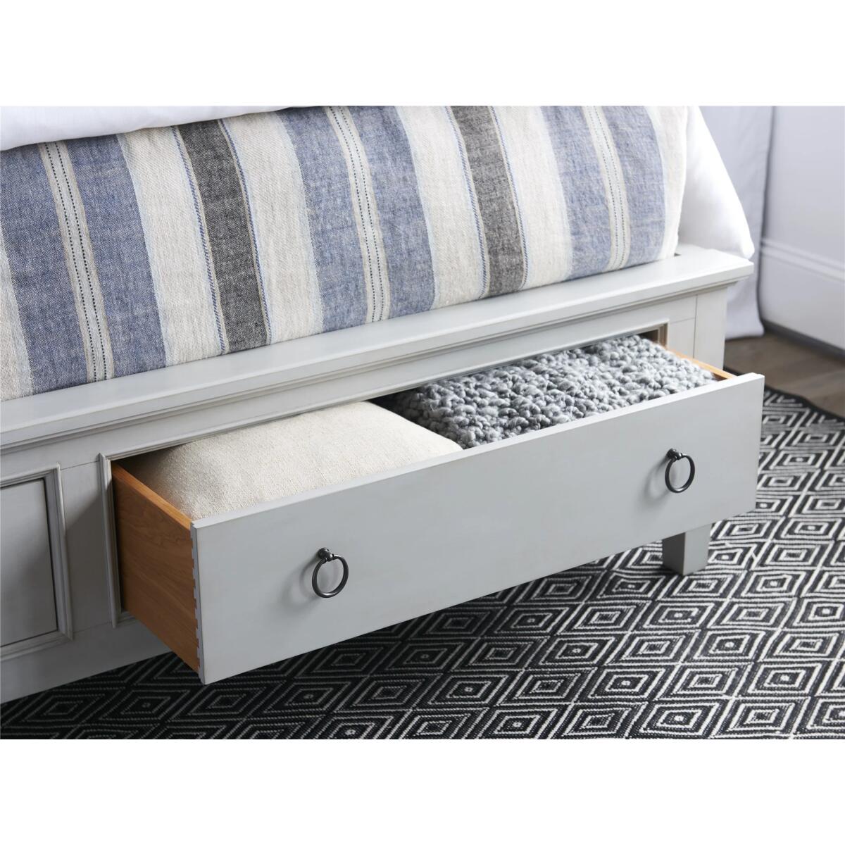 Summer Hill - French Gray Storage Queen Bed - Image 3