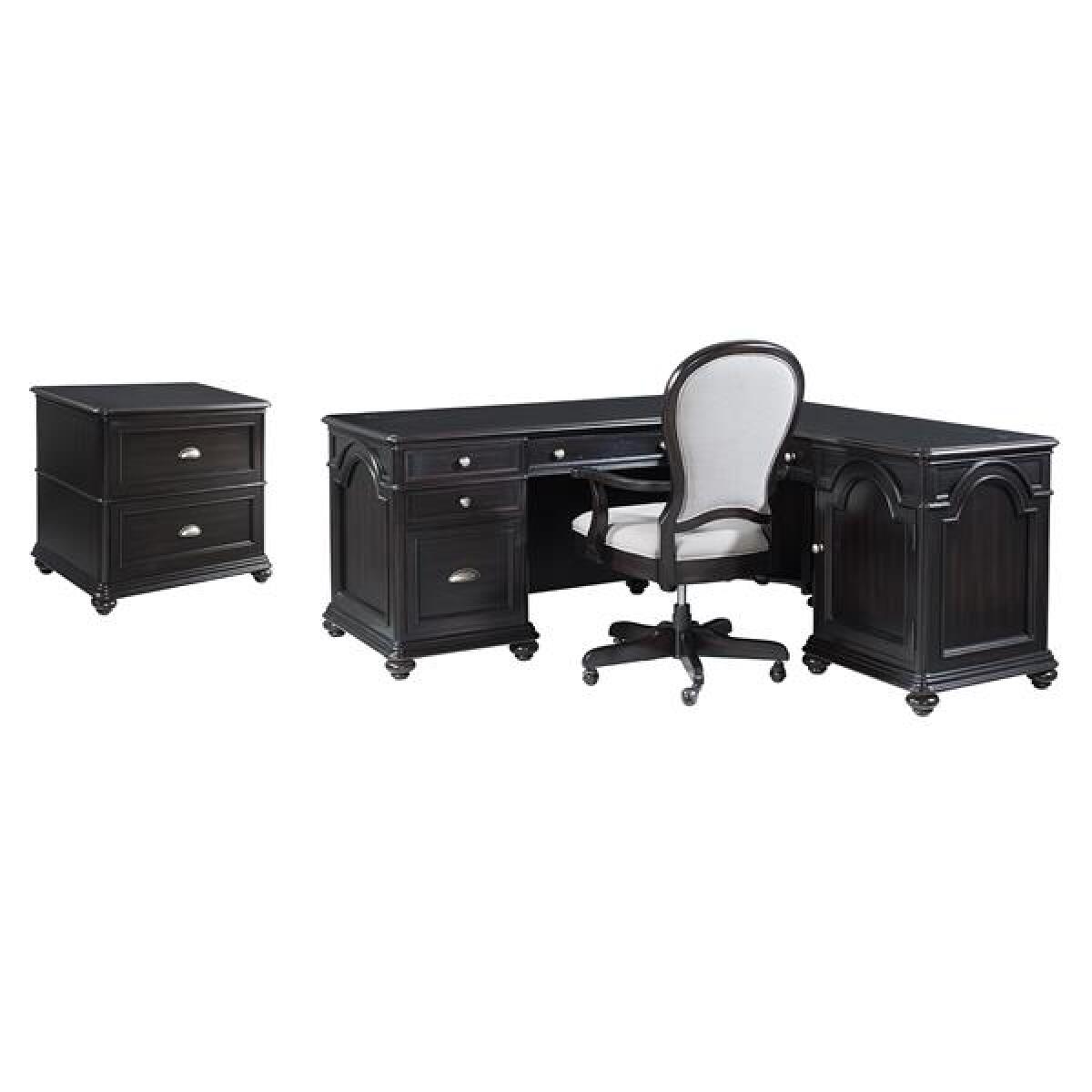 Clinton Hill Round Back Uph Desk Chair - Image 3