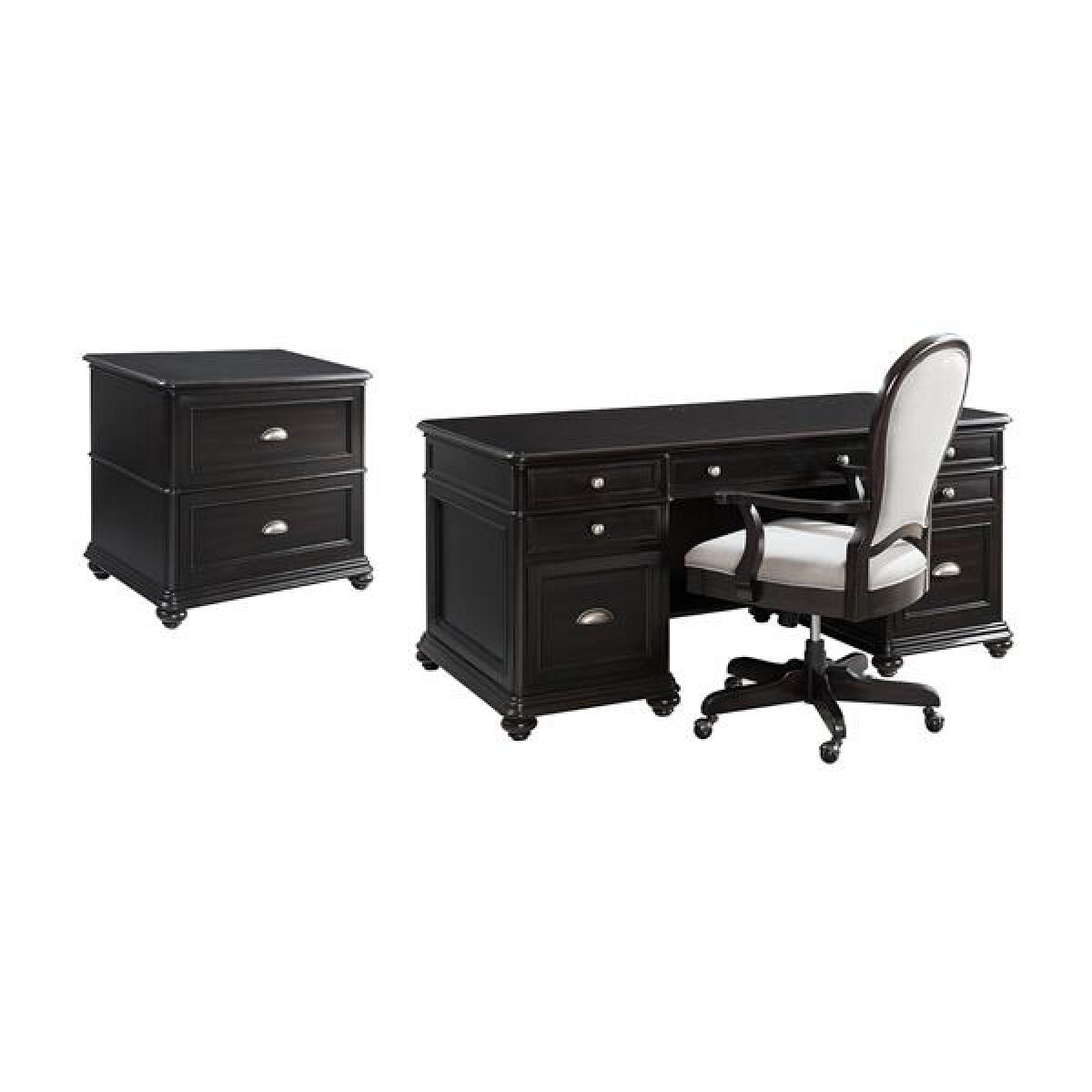 Clinton Hill Round Back Uph Desk Chair - Image 4