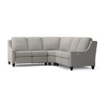 Benchmade Motion 3 Piece Reclining Fabric L-Shaped Sectional
