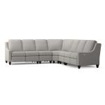 Benchmade Motion 5 Piece Reclining Fabric L-Shaped Sectional