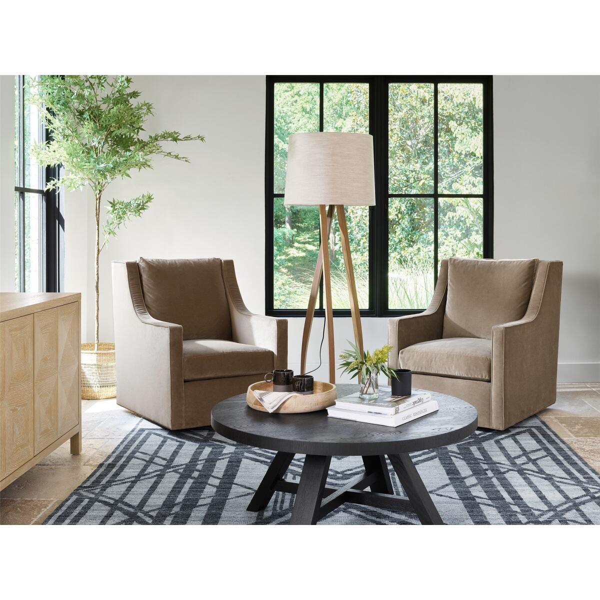 Modern Farmhouse Round Cocktail Table U011F818 - Image 3