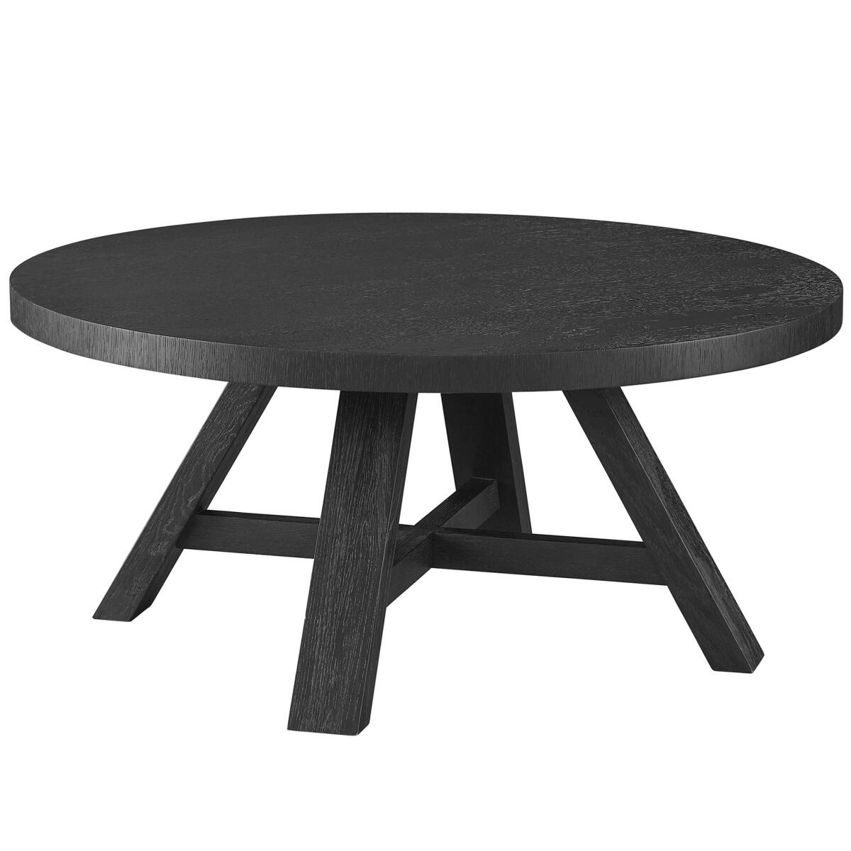 Modern Farmhouse Round Cocktail Table U011F818 - Image 2