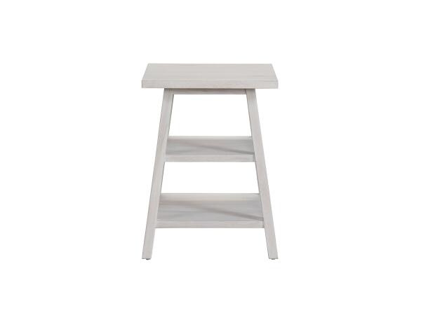 Modern Farmhouse Square End Table Buttermilk - Image 2