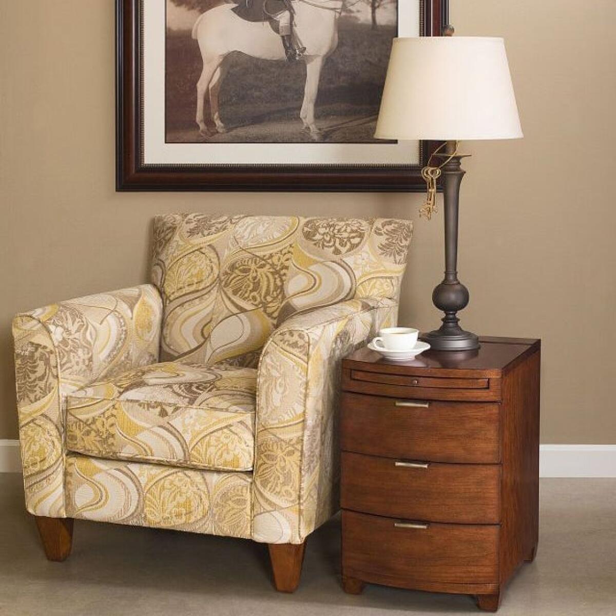Chairsides Bowfront Chairside Table - Image 2