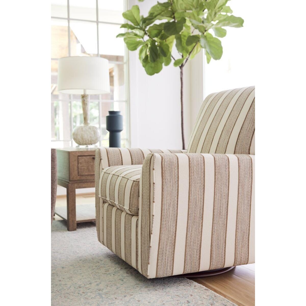 Dora Swivel Gliding Chair - Image 5