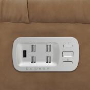 Pinnacle Power Wall Reclining Sofa w/ Headrest & Lumbar - Image 7