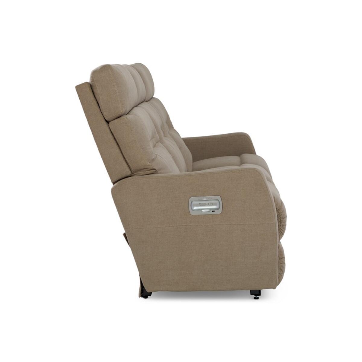Lennon Power Wall Reclining Sofa w/ Headrest & Lumbar - Image 4