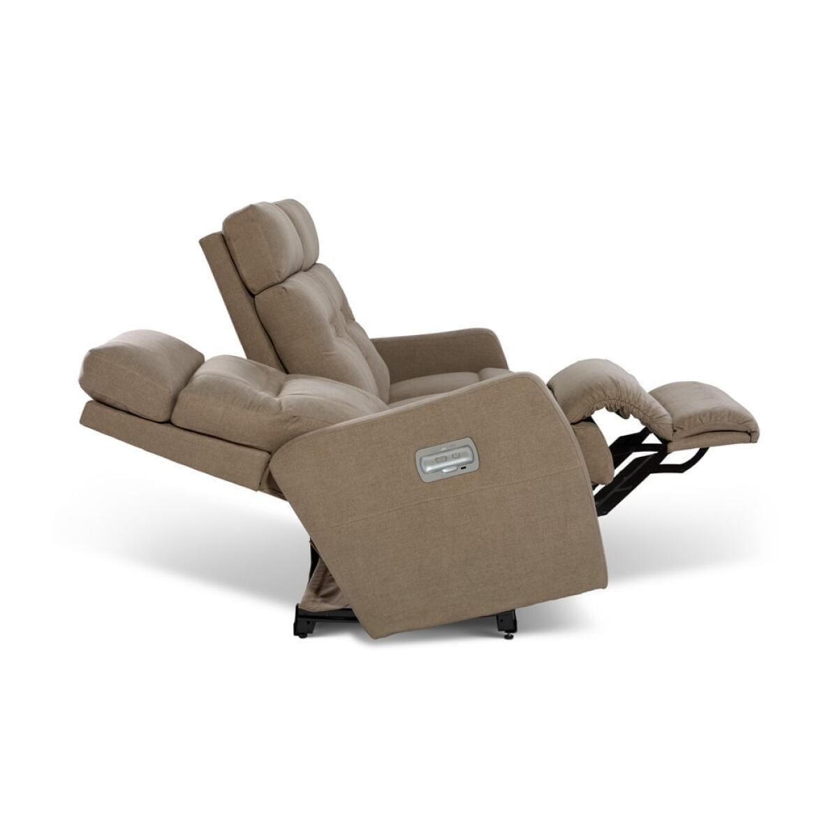 Lennon Power Wall Reclining Sofa w/ Headrest & Lumbar - Image 5