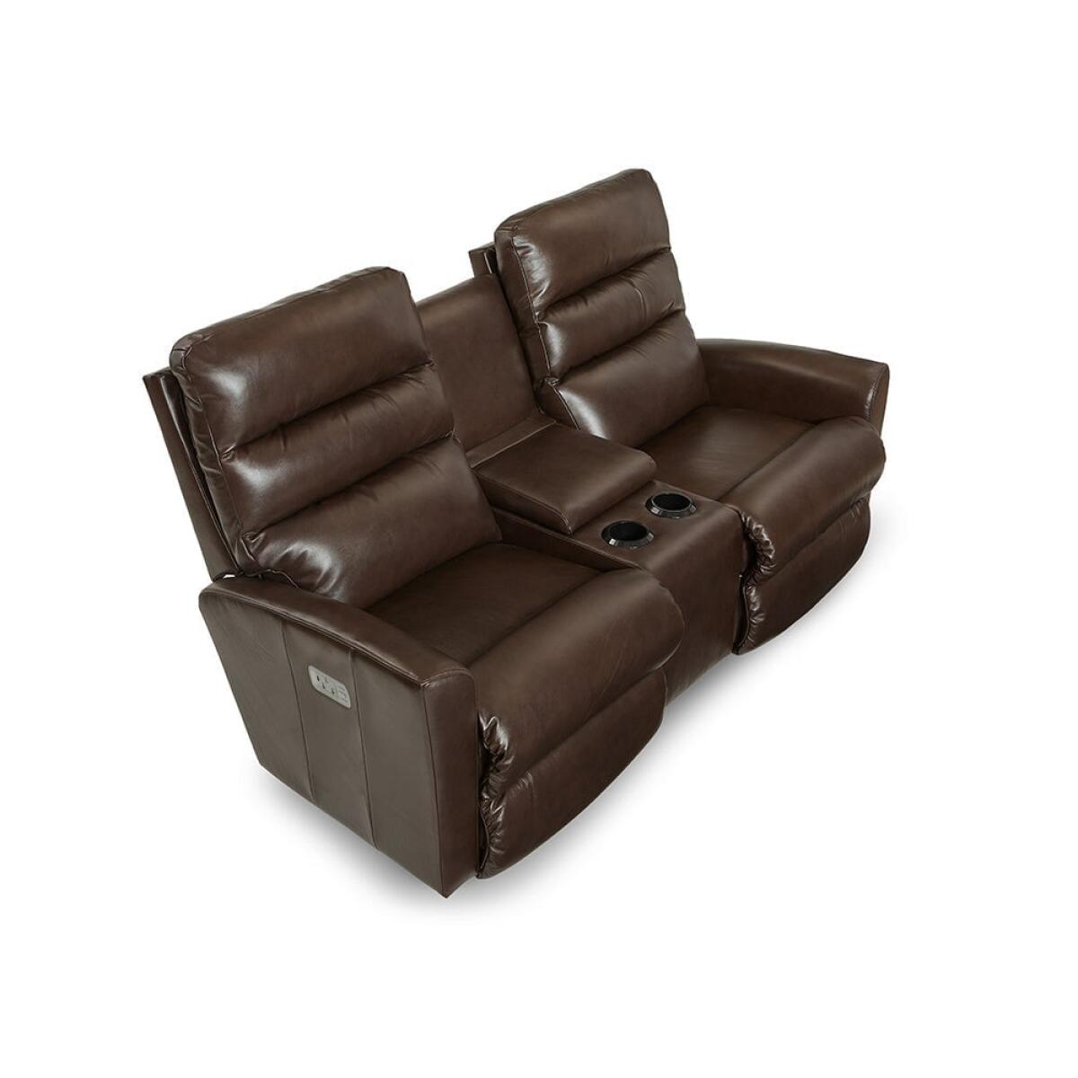 Liam Power Wall Reclining Loveseat w/ Headrest & Console - Image 7
