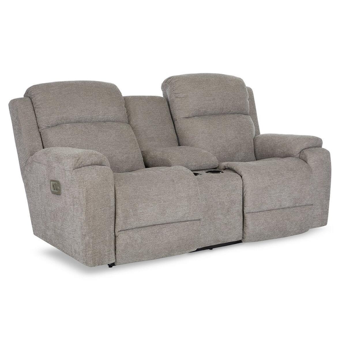 Dorian Power Reclining Loveseat w/ Headrest & Console - Image 2