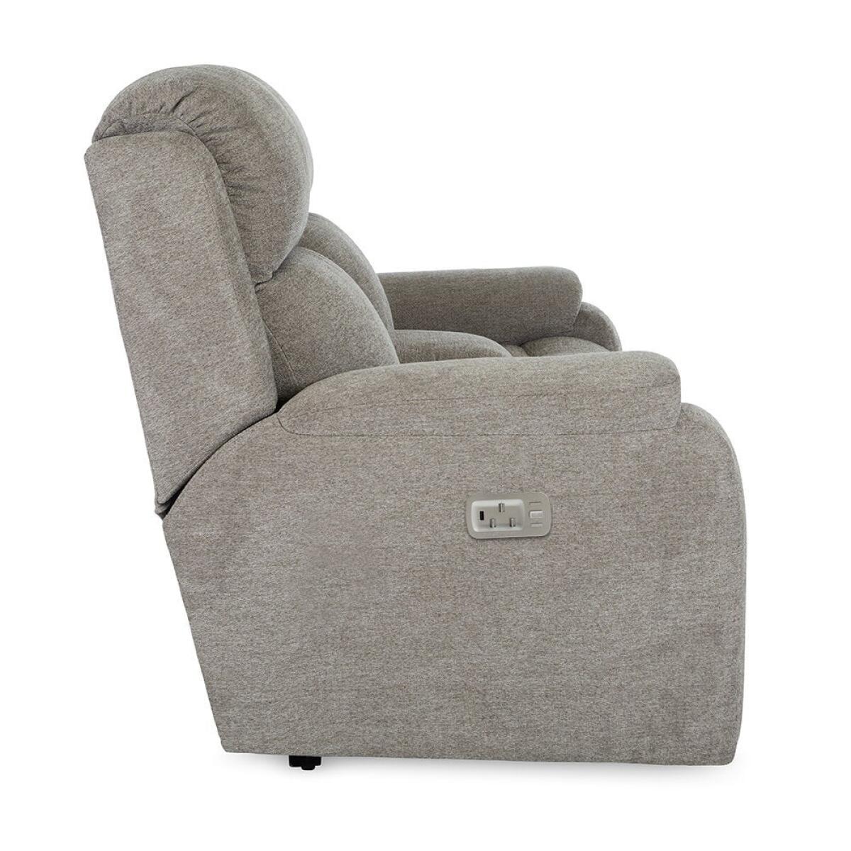 Dorian Power Reclining Loveseat w/ Headrest & Console - Image 4