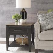 Plank Road Artisans Rectangular Drawer End Table - Image 2