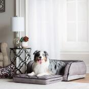 Duchess Fold Out Sleeper Sofa w/iClean, Gray - Image 3