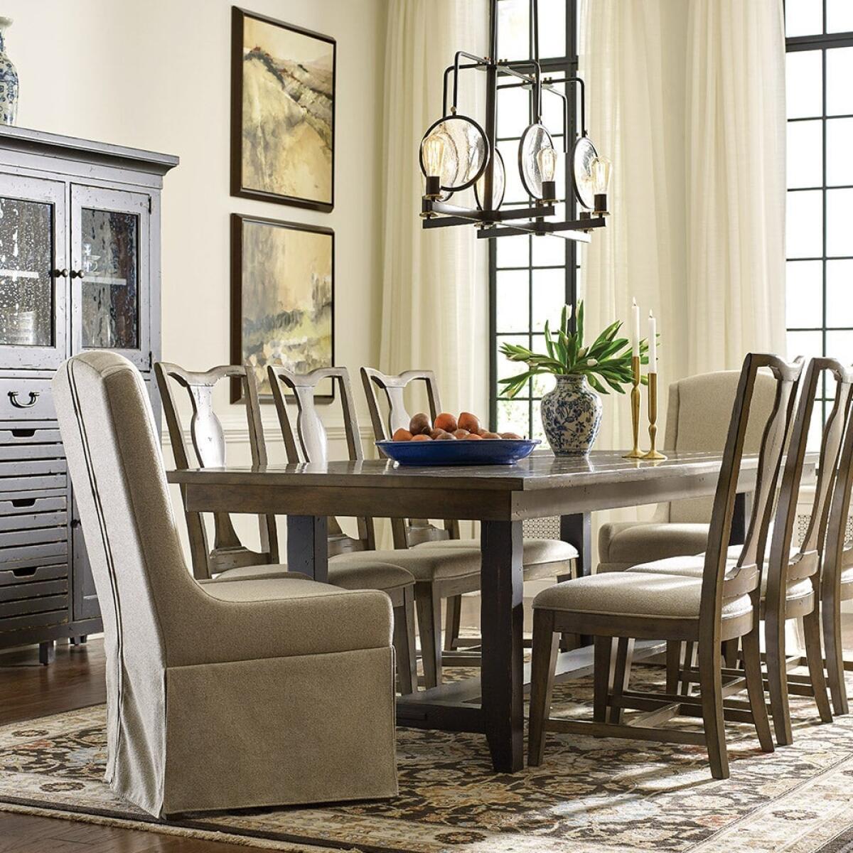 Mill House 96" Sigmon Trestle Table - Image 2