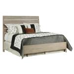 Symmetry California King Oak with Medium Footboard Bed