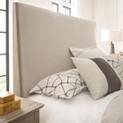 Symmetry Queen Incline Fabric with High Footboard Bed - Image 2