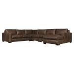 Dawkins Leather Sectional