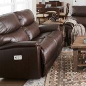 Trouper Power Reclining Loveseat w/ Headrest, Lumbar & Console