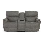 Trouper Power Reclining Loveseat w/ Headrest, Lumbar & Console - Image 2
