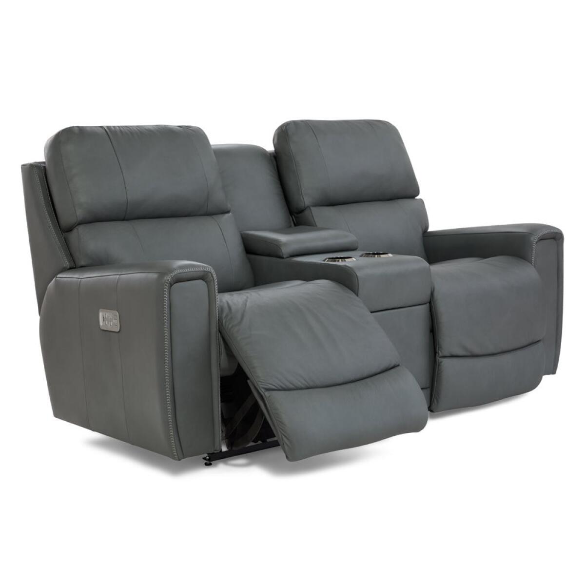 Apollo Power Reclining Sofa w/ Console Headrest & Lumbar - Image 2
