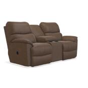 Trouper Reclining Loveseat w/ Console