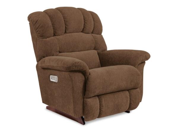 Randell Power Rocking Recliner w/ Headrest & Lumbar Recliners Customizable Randell Power Rocking Recliner w/ Headrest & Lumbar Recliners Customizable