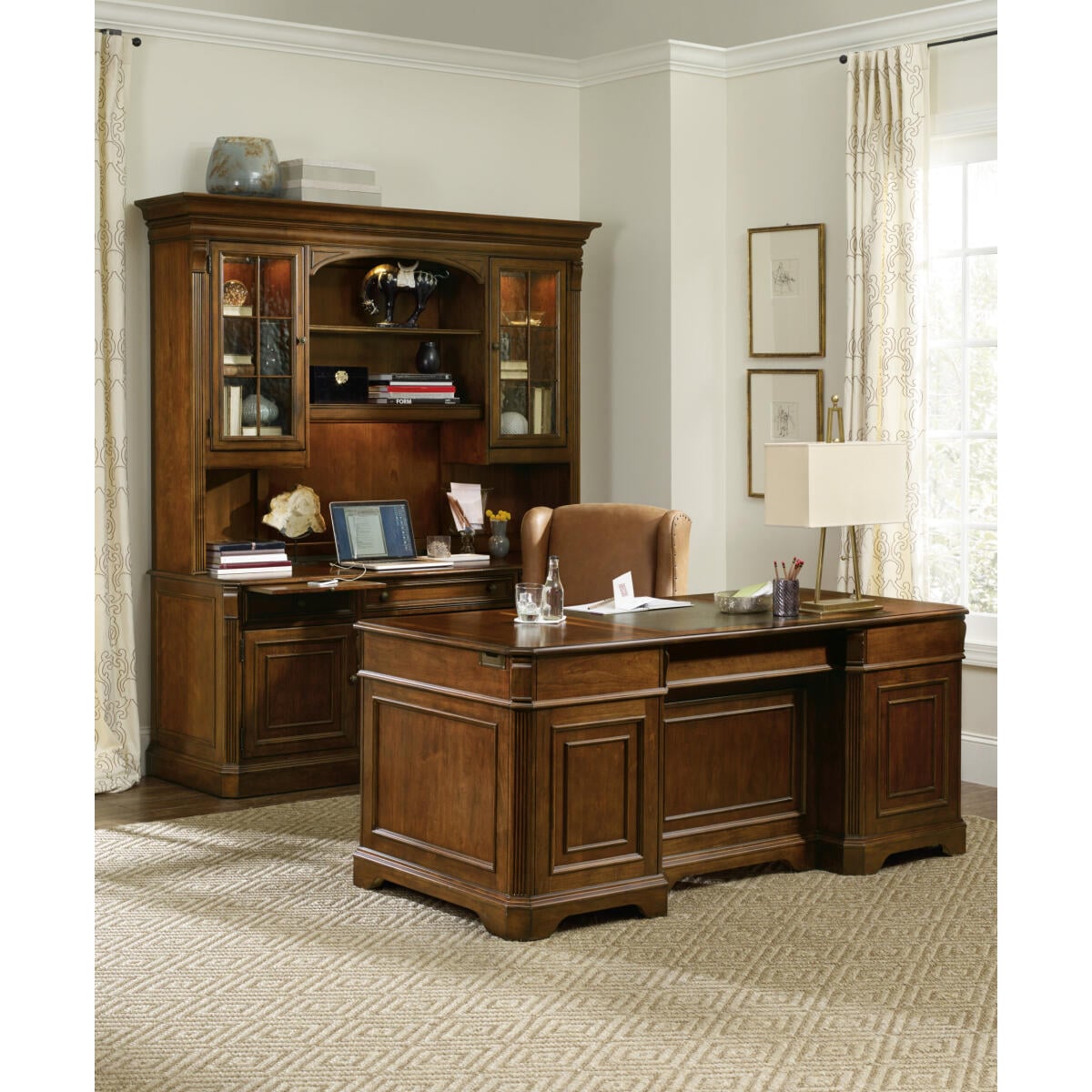 Brookhvn Brookhaven Executive Desk - Image 2