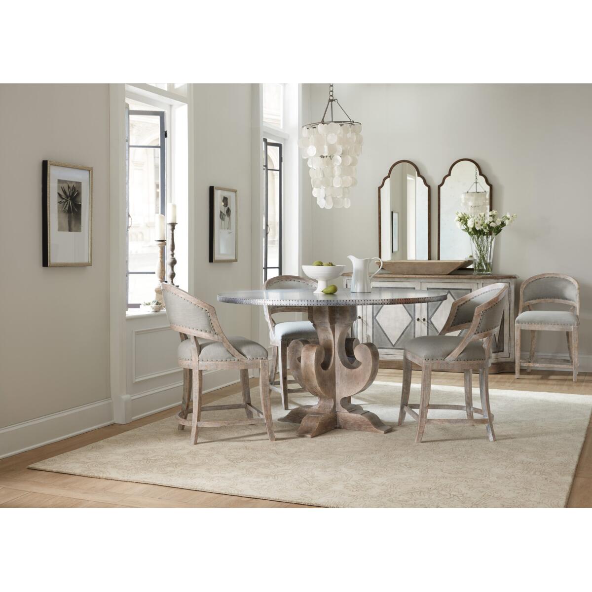 Boheme Boheme Garnier Barrel Back Counter Stool - Image 8