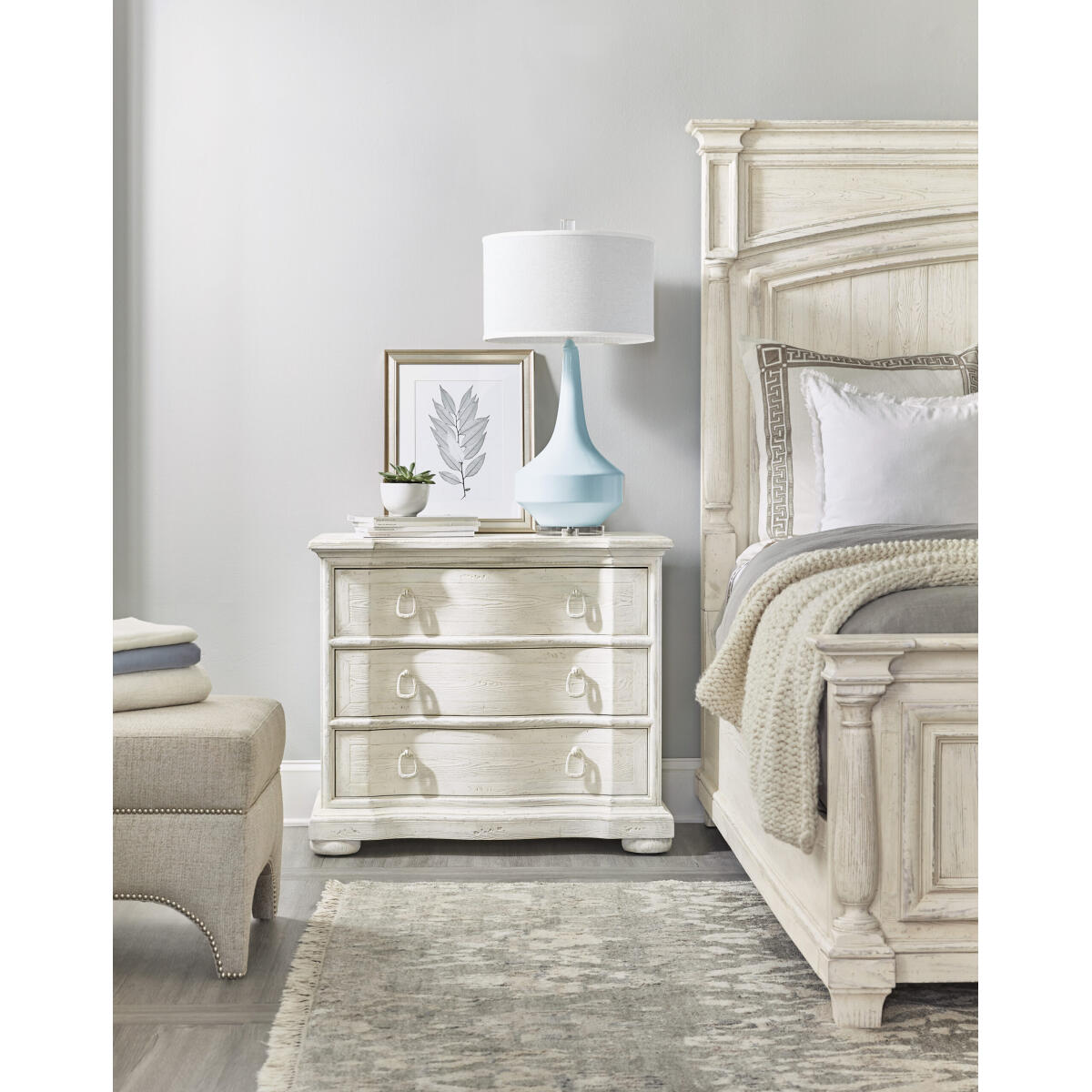 Traditions Traditions Three-Drawer Nightstand - Image 2