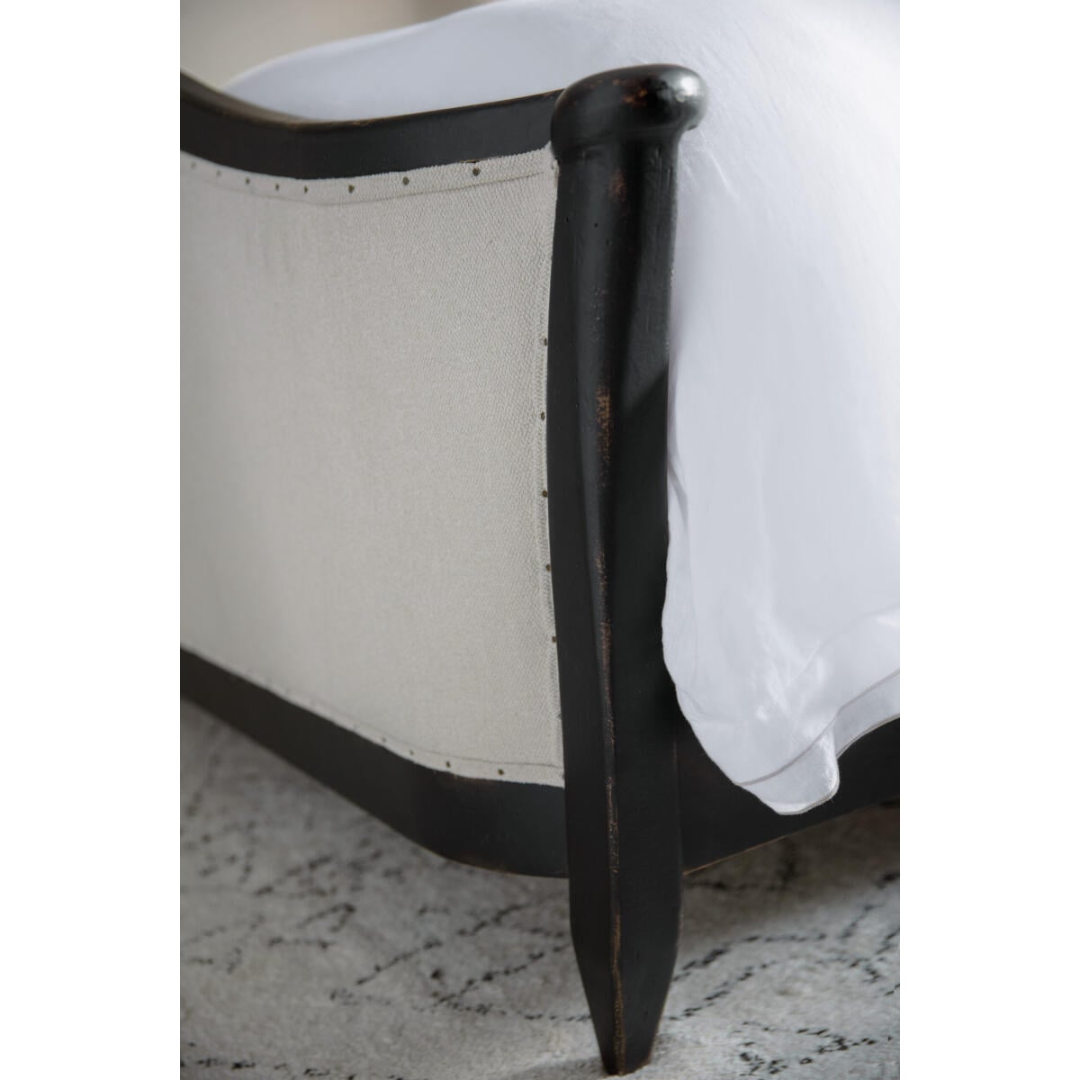 CiaoBella Ciao Bella King Upholstered Bed- Black - Image 4