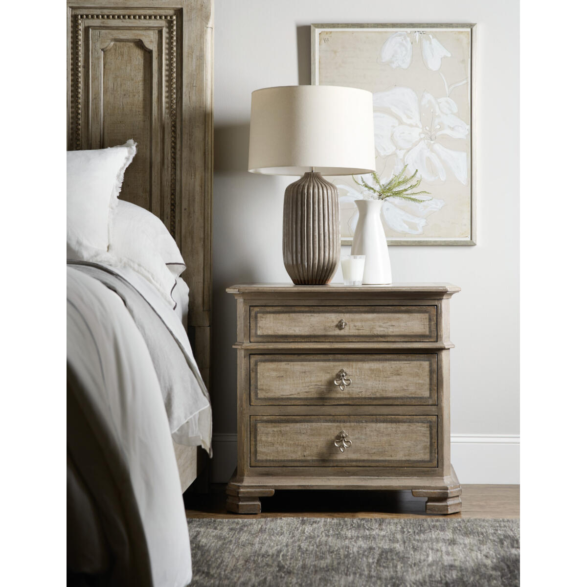 Alfresco Alfresco Palmieri Three-Drawer Nightstand - Image 2