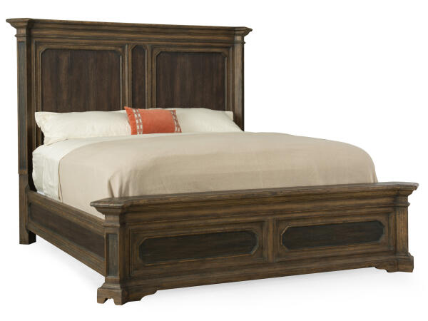 HilCountry Woodcreek Queen Mansion Bed Beds Dark Wood HilCountry Woodcreek Queen Mansion Bed Beds Dark Wood