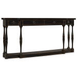 Sanctuary Sanctuary Four-Drawer Thin Console - Ebony