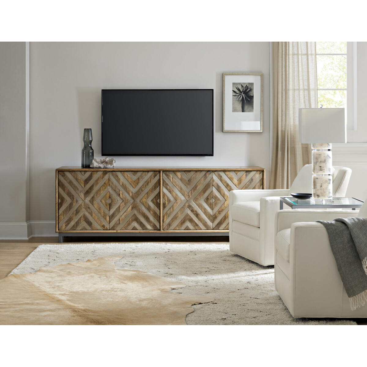 5649-55 Four-Door Entertainment Console - Image 2