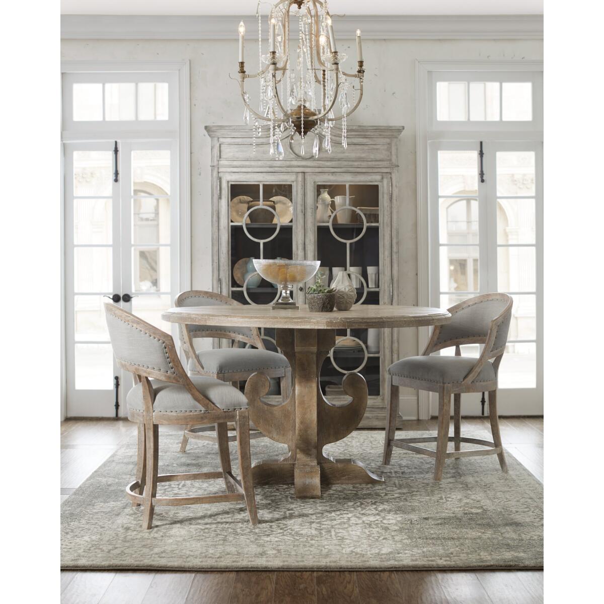 Boheme Boheme Garnier Barrel Back Counter Stool - Image 7