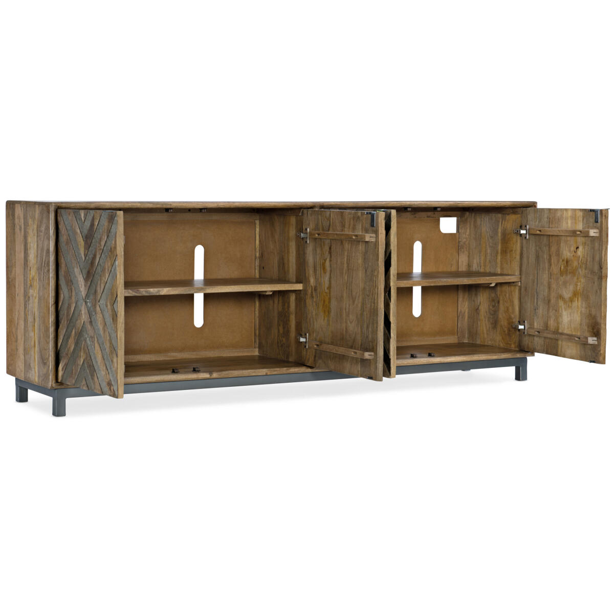 5649-55 Four-Door Entertainment Console - Image 3