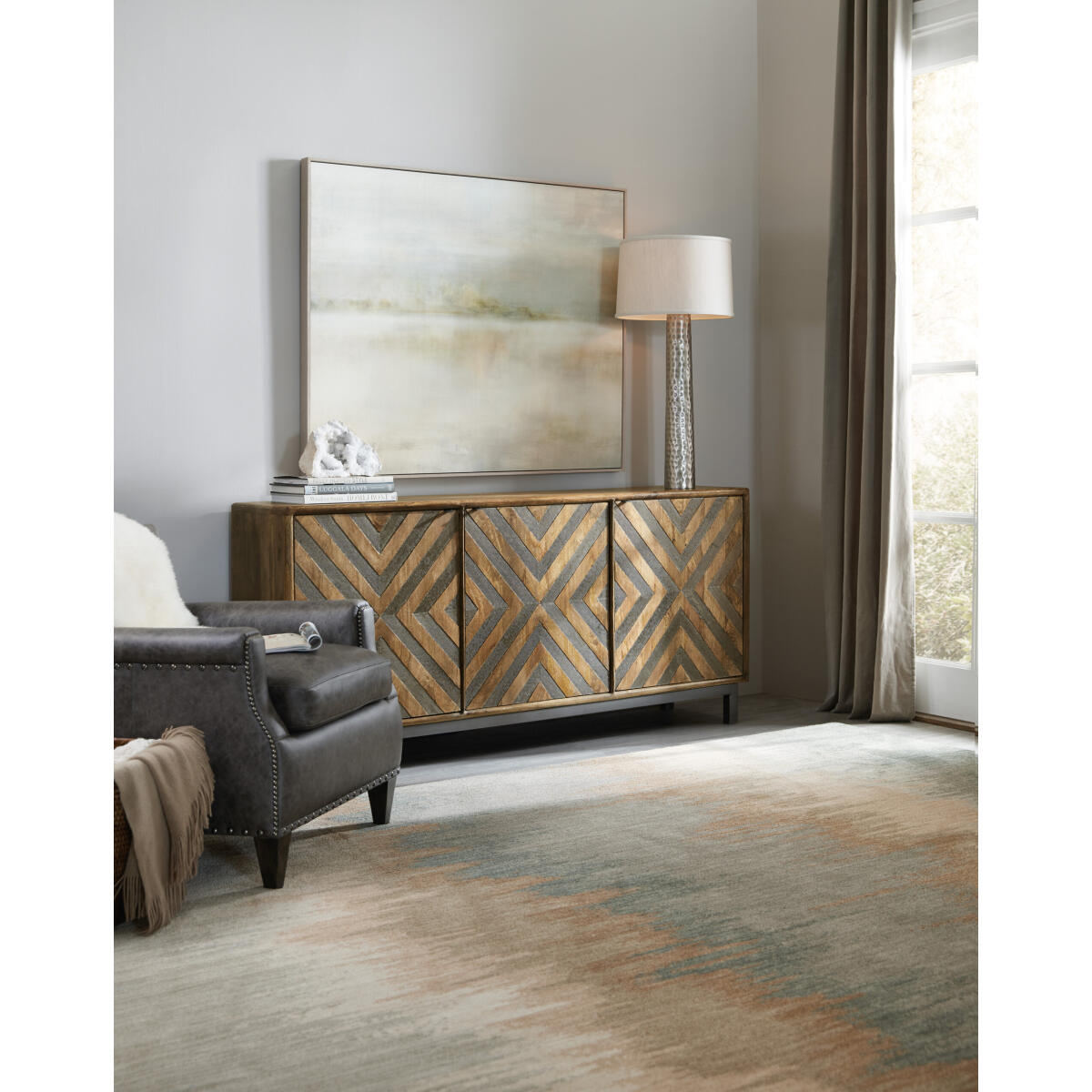 5649-55 Serramonte 69in Entertainment/Accent Console - Image 4