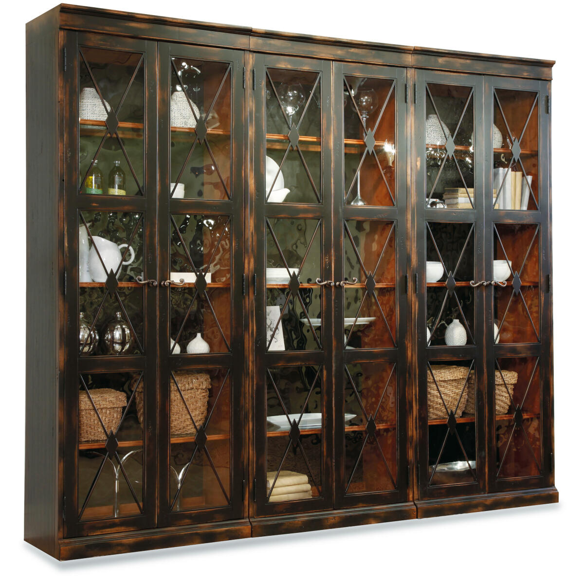 Sanctuary Sanctuary Two-Door Thin Display Cabinet - Ebony - Image 3
