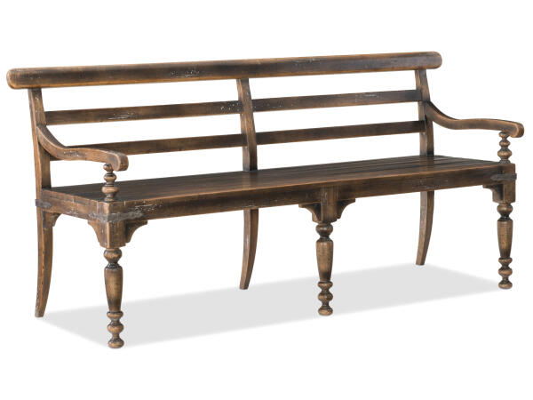 HilCountry Hill Country Helotes Dining Bench Chairs & Benches Dark Wood HilCountry Hill Country Helotes Dining Bench Chairs & Benches Dark Wood