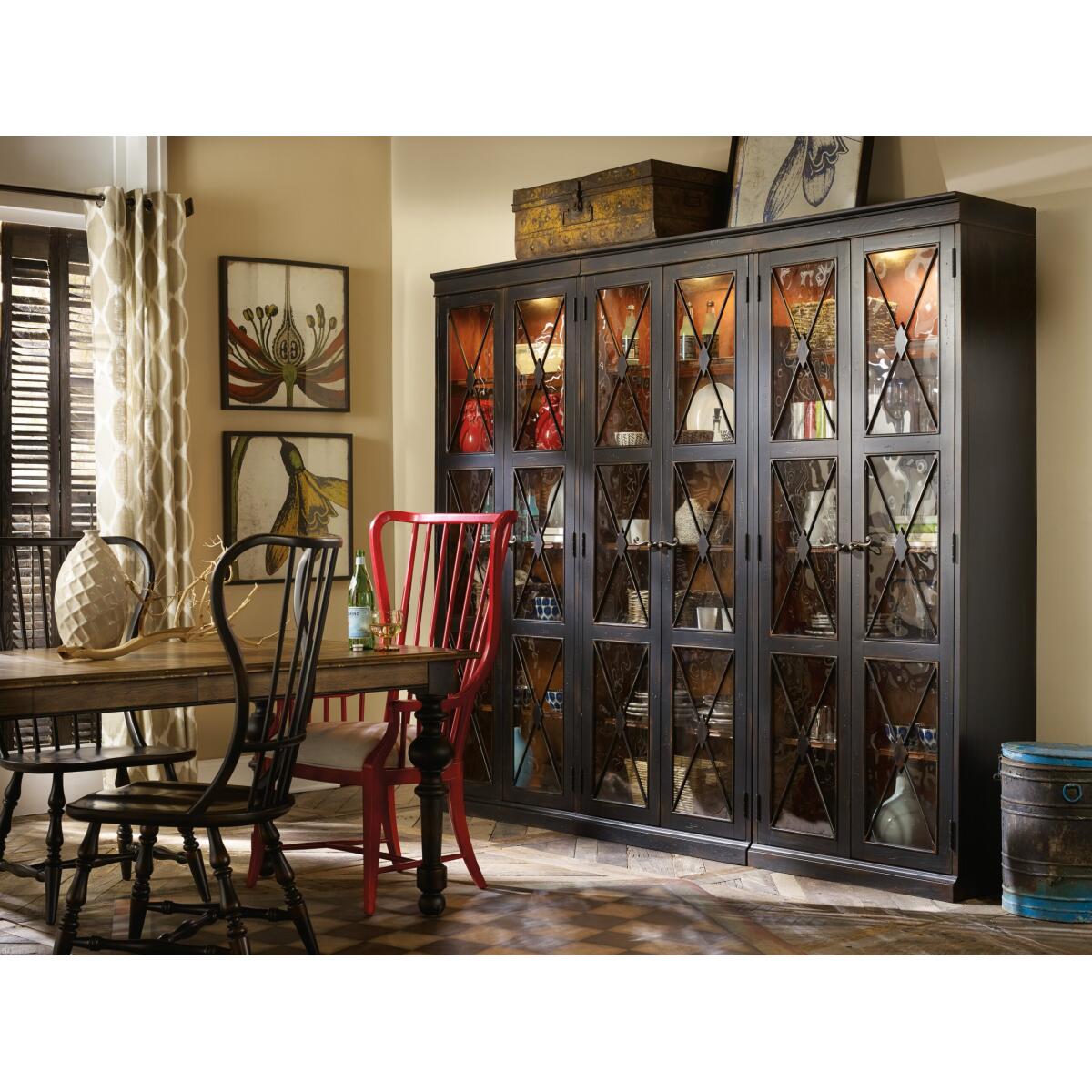 Sanctuary Sanctuary Two-Door Thin Display Cabinet - Ebony - Image 4