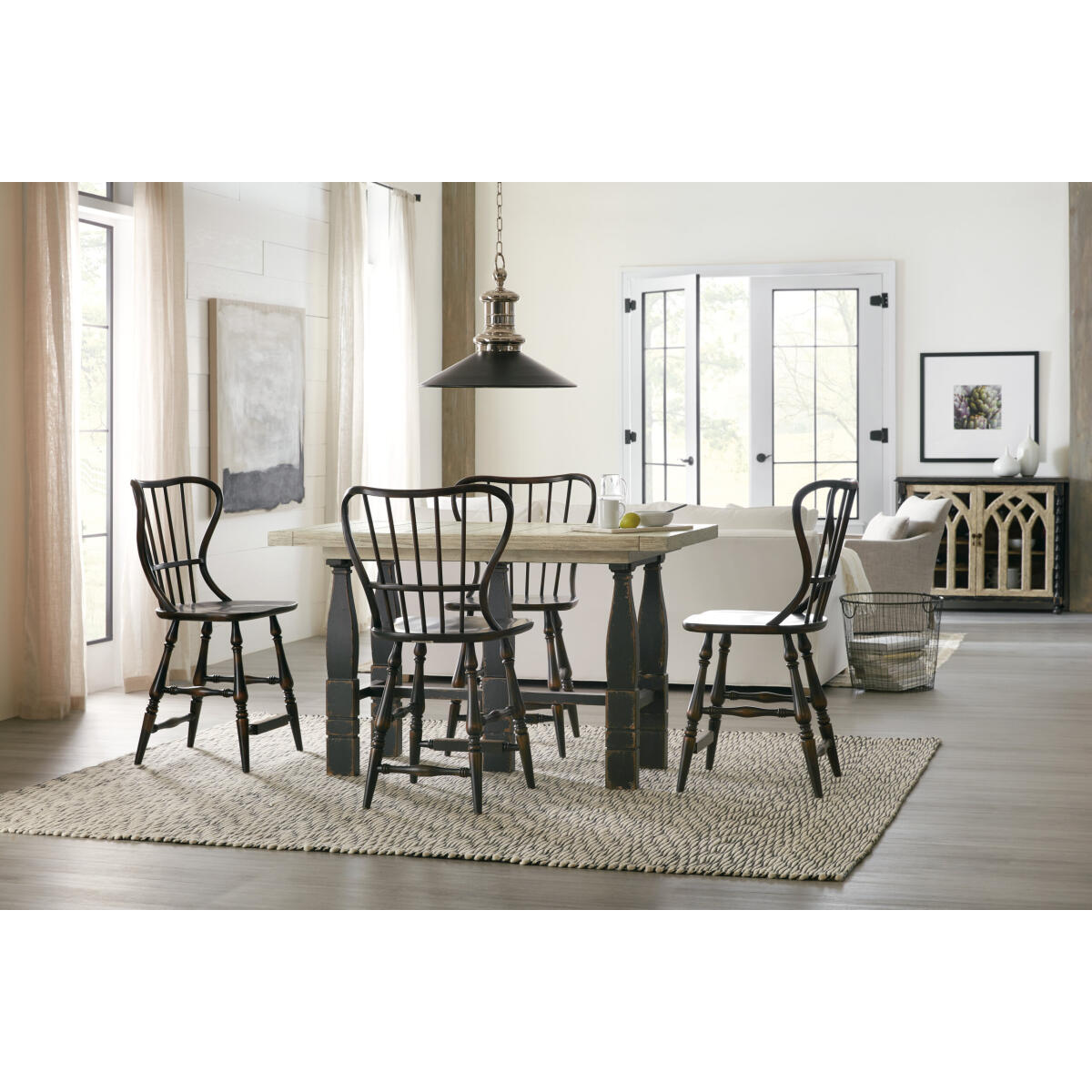 CiaoBella Ciao Bella Friendship Table- Flaky White/Black - Image 2