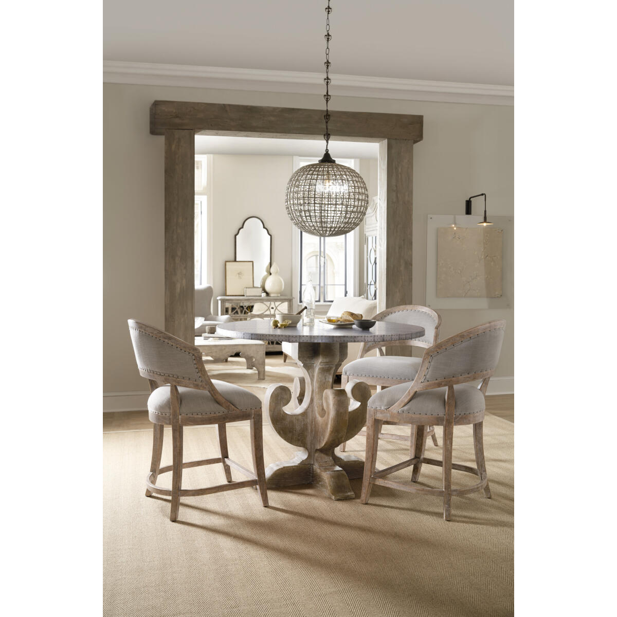 Boheme Boheme Garnier Barrel Back Counter Stool - Image 2