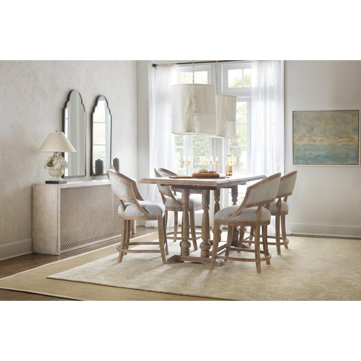 Boheme Boheme Garnier Barrel Back Counter Stool - Image 6