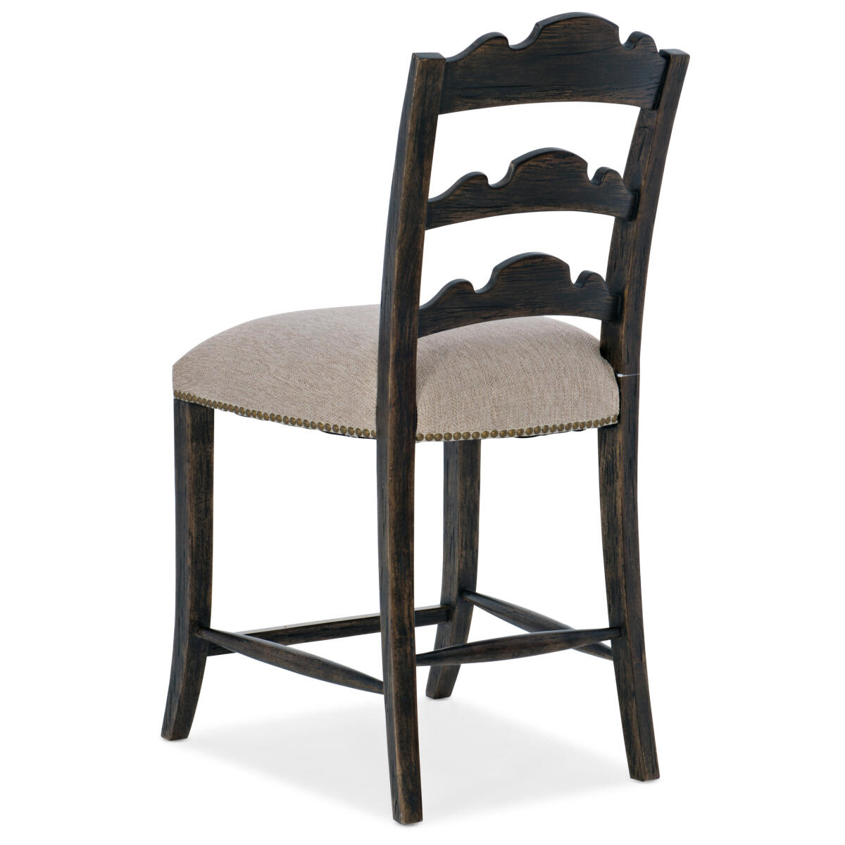 LaGrange La Grange Twin Sisters Ladderback Counter Stool - Image 3