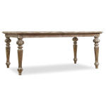 Chatelet Chatelet Rectangle Leg Dining Table with Two 18'' Leaves