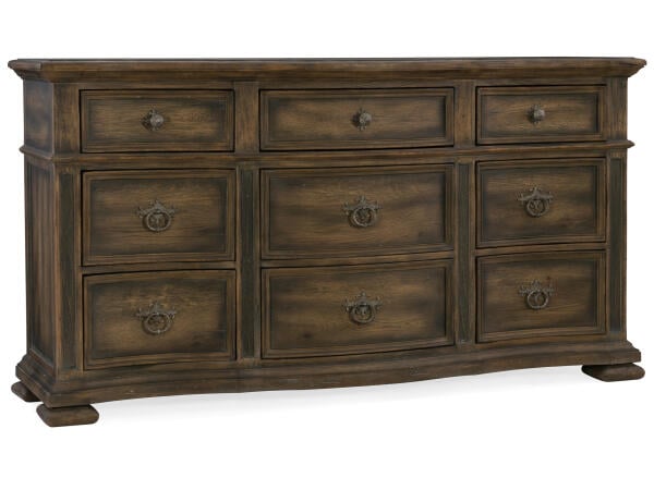 HilCountry Williamson Nine-Drawer Dresser Dressers Dark Wood HilCountry Williamson Nine-Drawer Dresser Dressers Dark Wood