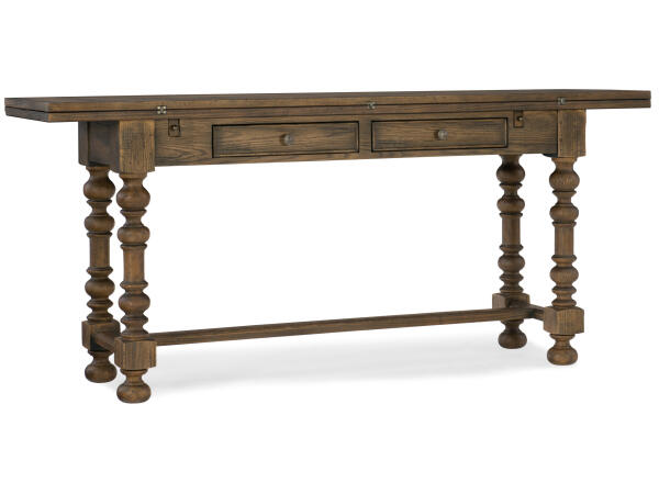 HilCountry Bluewind Flip-Top Console Table Console Tables Dark Wood HilCountry Bluewind Flip-Top Console Table Console Tables Dark Wood