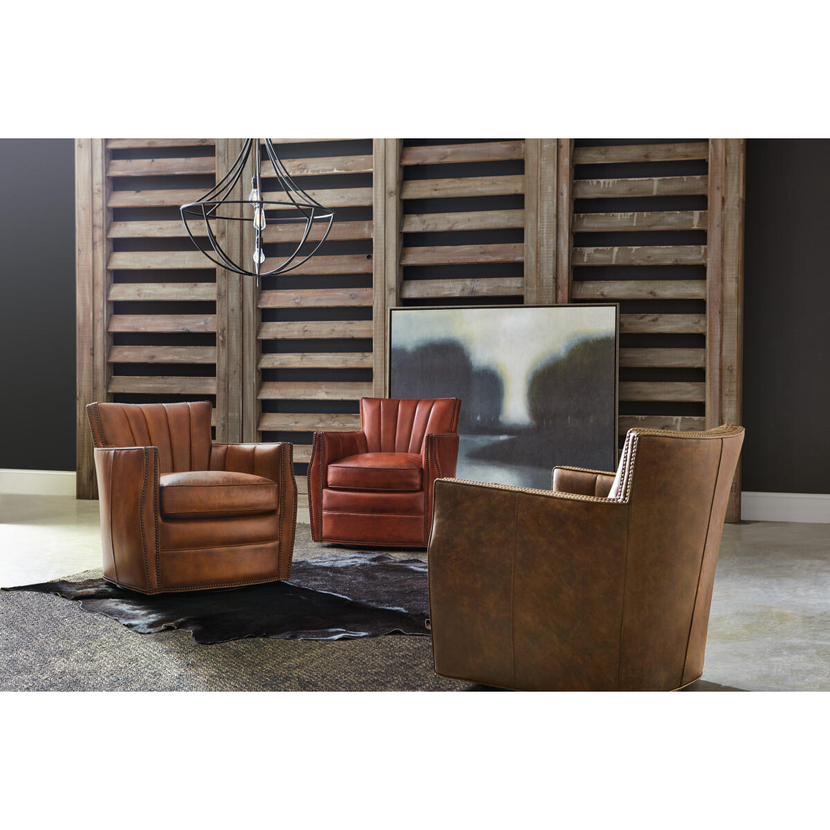 CC Carson Swivel Club Chair - Image 2